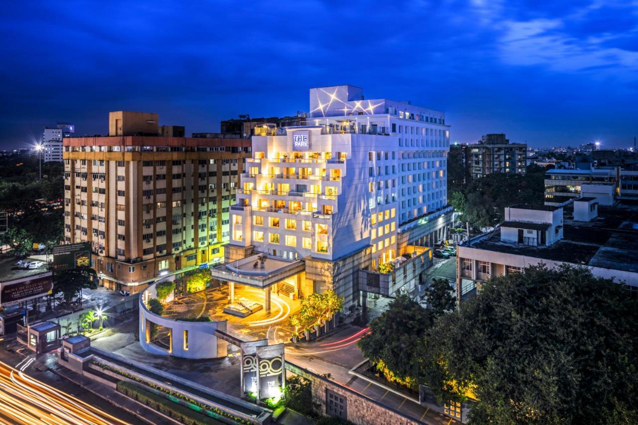 The Park Chennai Hotel Exterior photo The hotel at night